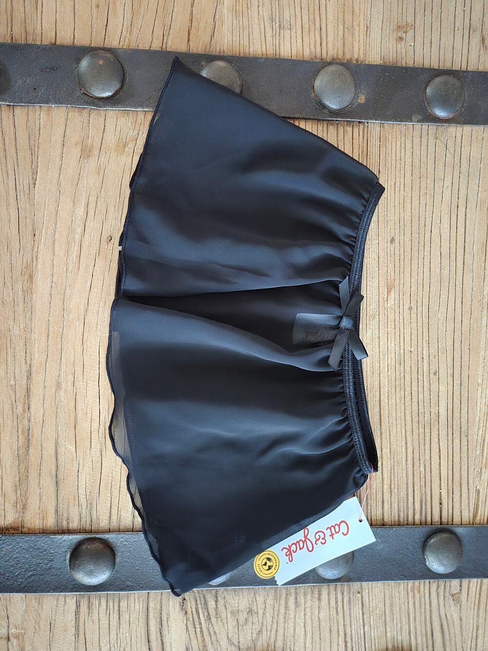 Cat and Jack Black Sheer Tutu Dance Ballet Skirt sz XS New - Picture 1 of 3